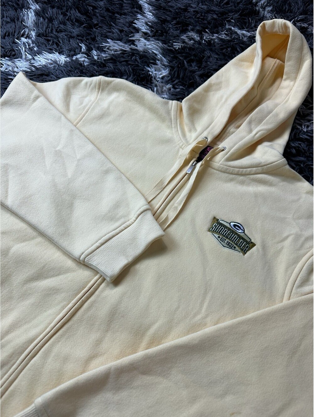 Gear For Sports NFL Green Bay Packers Shareholder Full Zip Hoodie  XL Yellow